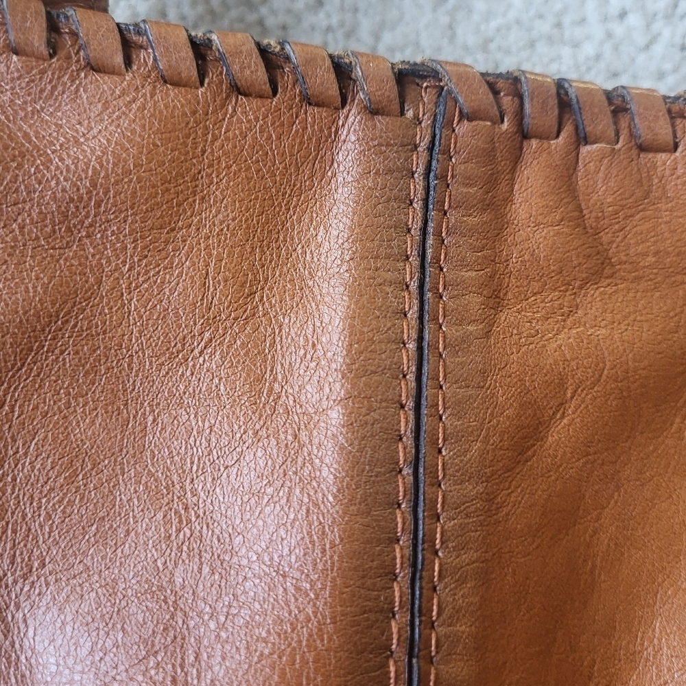 Patrica Nash Brown Leather Handbag With Top Handle or Shoulder Strap - Picture 6 of 16